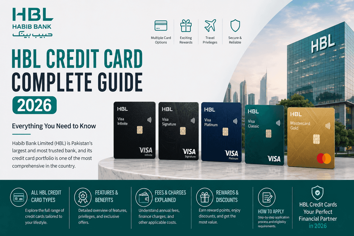 HBL Credit Card Complete Guide 2026: Features, Benefits, Fees & How to Apply