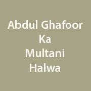 Abdul Ghafoor Ka Multani Halwa