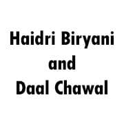 Haidri Biryani and Daal Chawal
