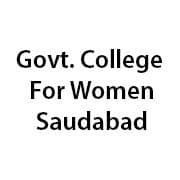 Govt. College for Women Saudabad